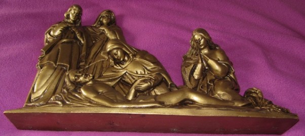 DESCENDIMIENTO JESUS MARMOLINA PINTADA TONO BRONCE (5)